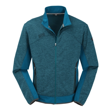 Maul Fleece Jacket Falzeben 2XT-Hybrid (Structured Fleece, Breathable) Petrol Blue Men